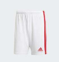 adidas Squadra 21 Short ohne Innenslip- weiß/rot
