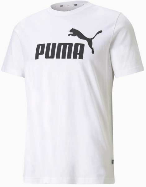 Puma ESS Logo Tee Herren weiß
