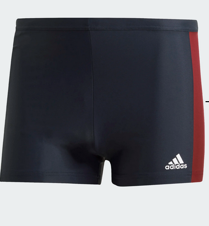 adidas Fit 3Second BX Badehose - dunkelblau/rot