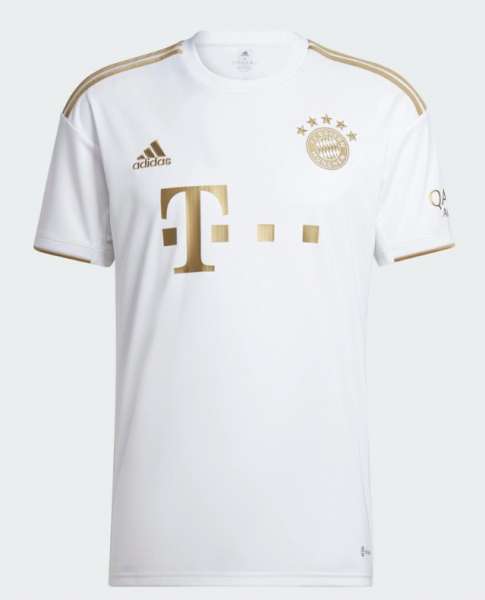 Adidas FCB Away Jersey - white/gold