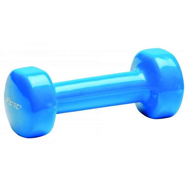 V3Tec Vinyl Fitnesshantel 2 x 1,0 kg - blau