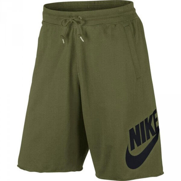 Nike Short-oliv-schwarz