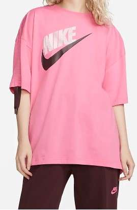 Nike Womens NSW Shortsleeve Top - pink