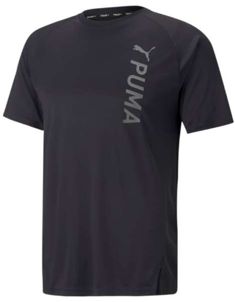 Puma Fit Tee Herren - puma black/castlerock cat