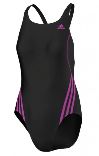 adidas Damen Badeanzug - schwarz