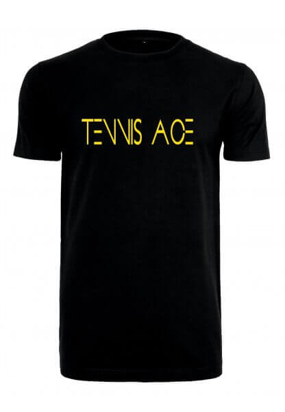 Tennis Ace - T-Shirt Round Neck schwarz