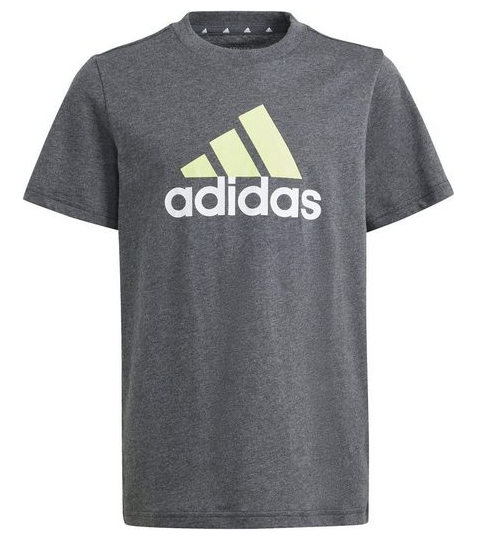 adidas Performance Kurzarmshirt U BL 2 TEE - DGREYH/WHITE/PULLIM